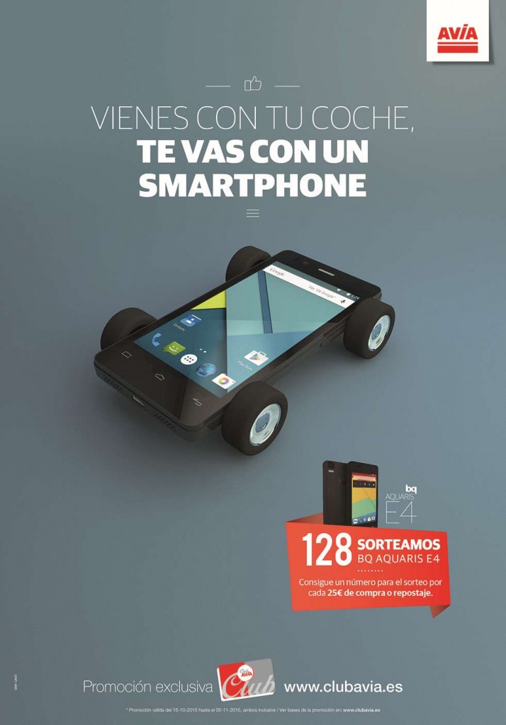 Smartphone BQ | Campañas de Regalos y Sorteos Club AVIA | Promociones Haizea